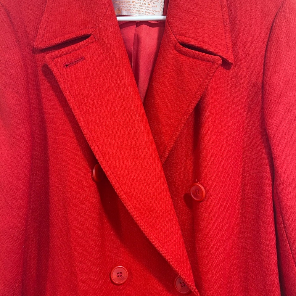 Classic Red Pendleton Women's Coat